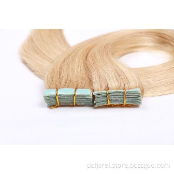 Wholesale Top Quality Virgin Remy Russian Hair Double Sided Russian Tape Hair Extension